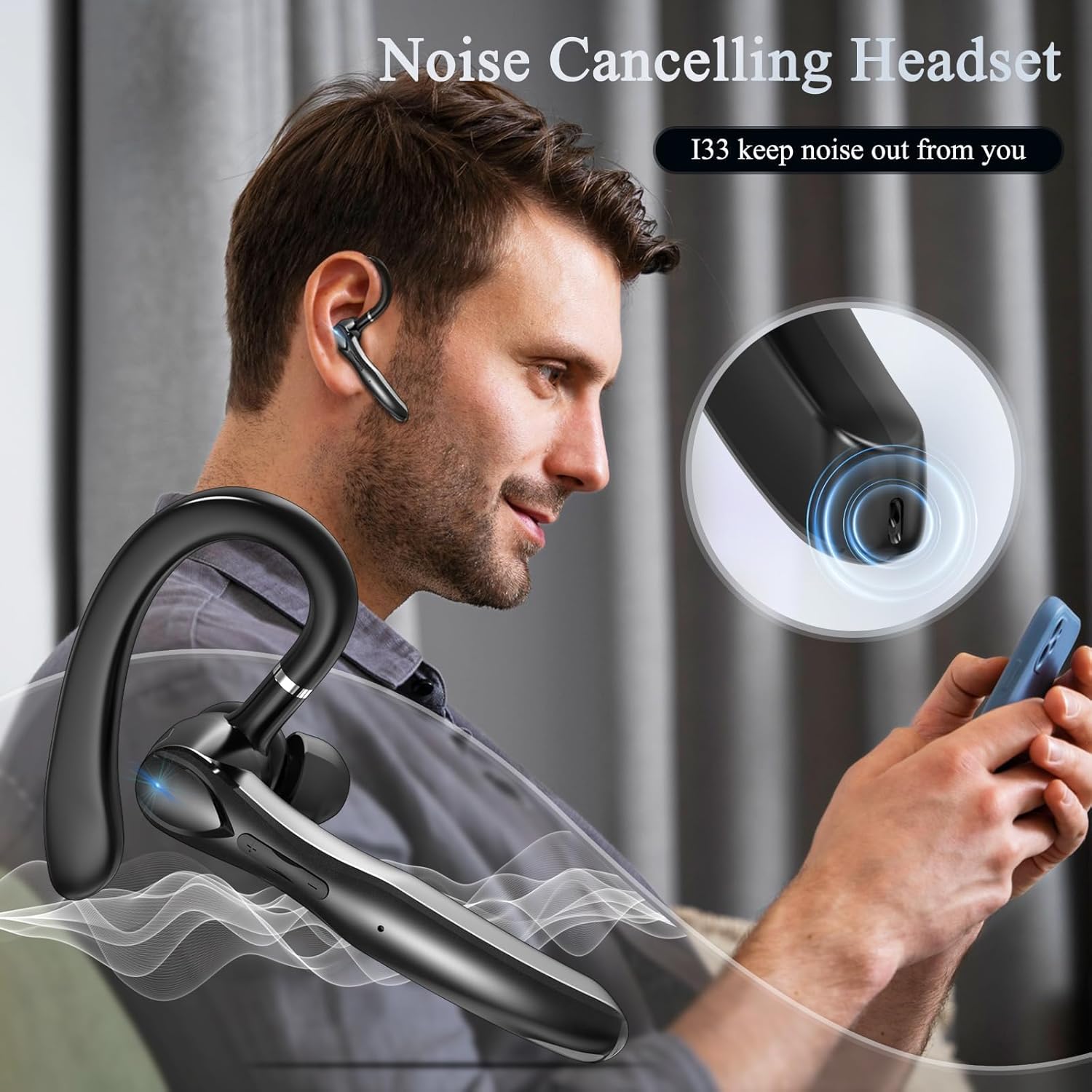 sisism Bluetooth Headset3